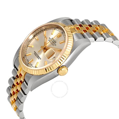 rolex oyster perpetual datejust 36 steel and yellow gold price